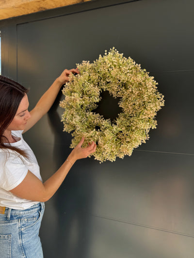 Faux Spring Wreath