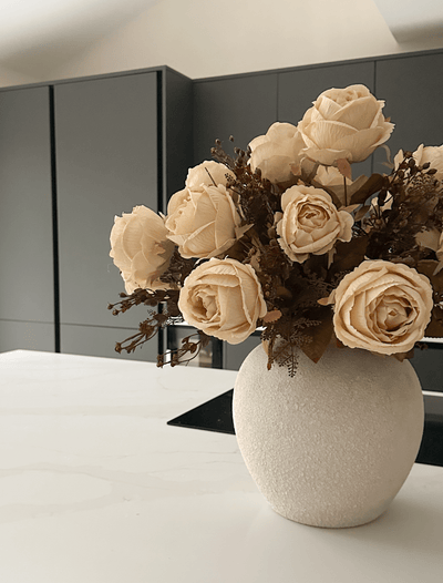 Zoe Keramik-Vase - Beige