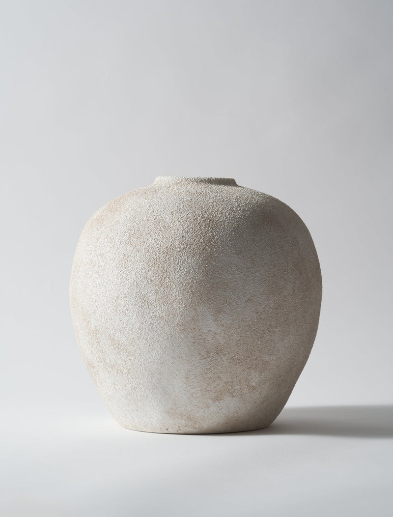 Zoe Keramik-Vase - Beige