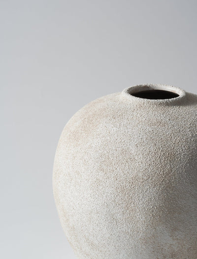 Zoe Keramik-Vase - Beige