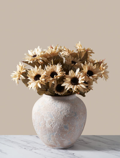 Falsche Herbstsonnenblume - Beige (3 Stiele/21 Sonnenblumen)