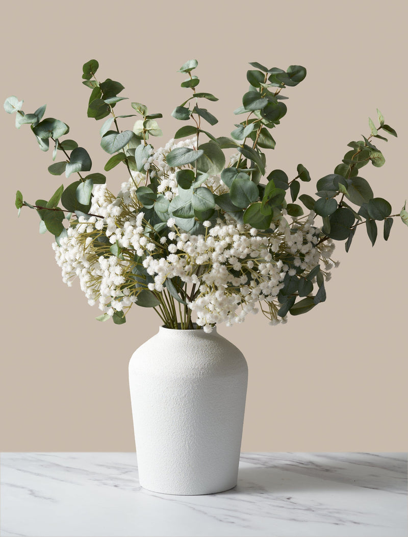 Faux arrangement - Gypsophila wit