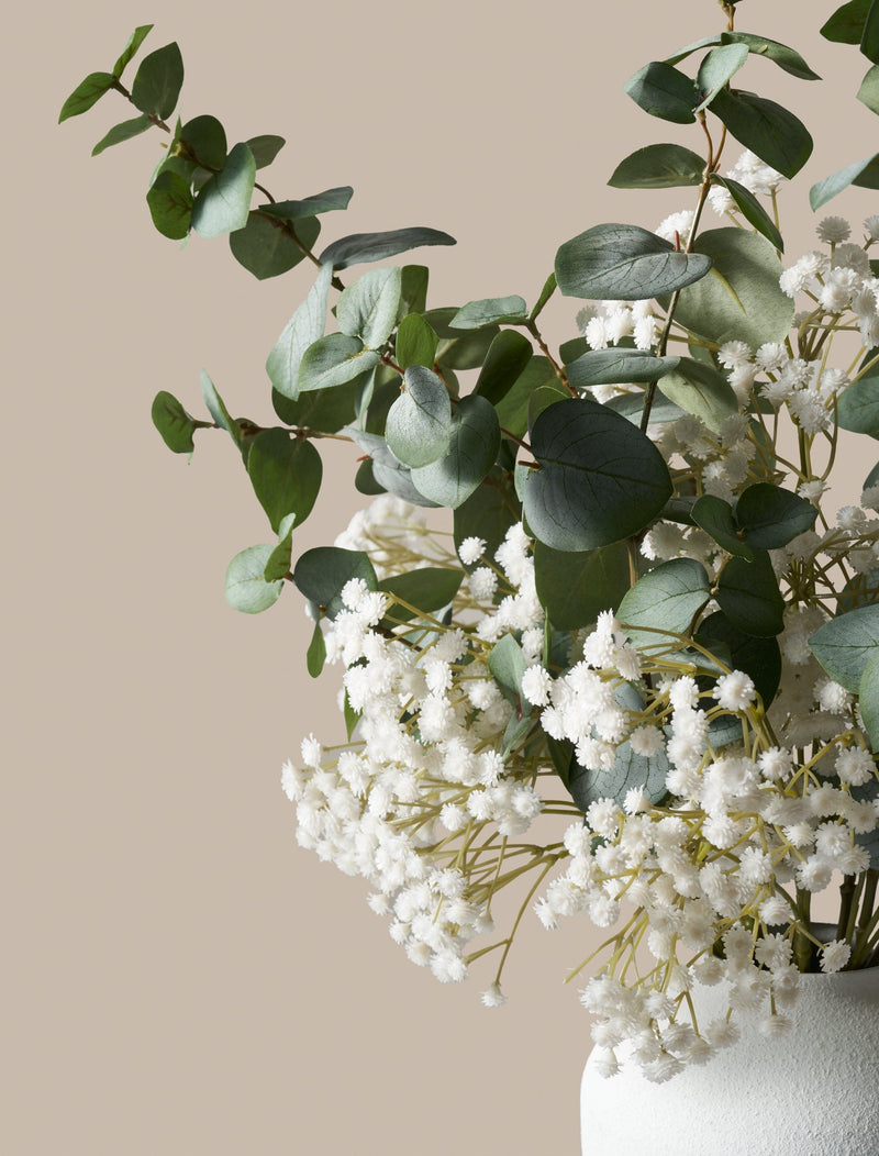 Faux arrangement - Gypsophila wit