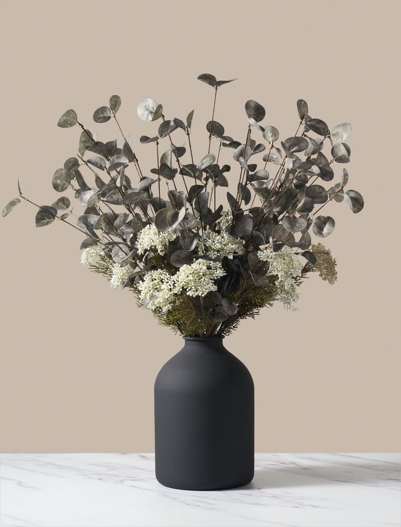 Faux Arrangement - Sierlijk Groen & Wit Bessen