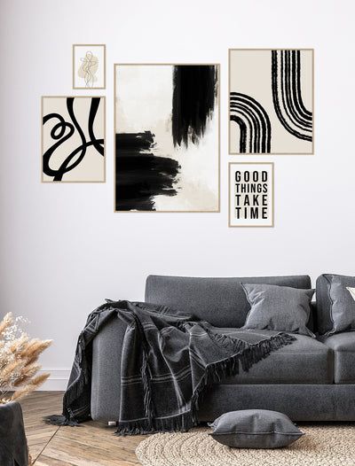 5 Prints Gallery Wall - 'Simply Scandi